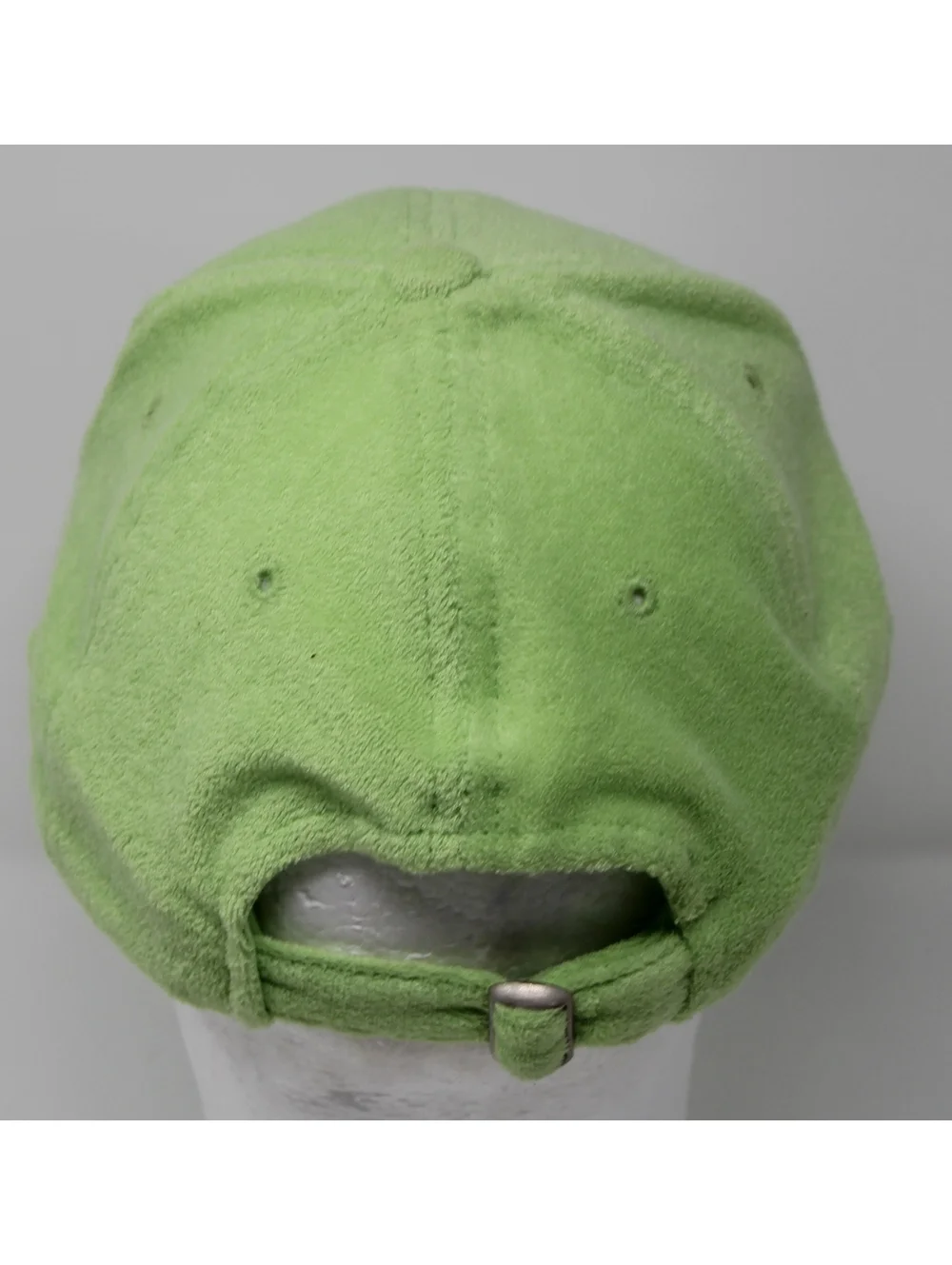 NWOT Lady Caps by Magic Headwear Melon Green Terry Cloth Hat Towel Material Cap